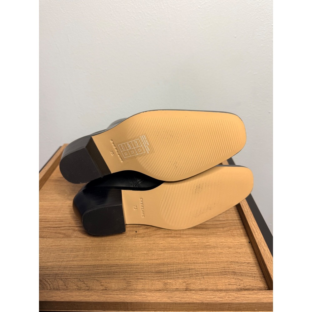 Everlane The City Boot Black Leather Size 7.5 - Picture 9 of 10